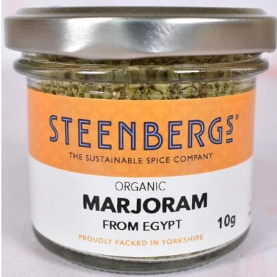 Image of Steenbergs Organic Marjoram Dried Herb Standard Jar 10g