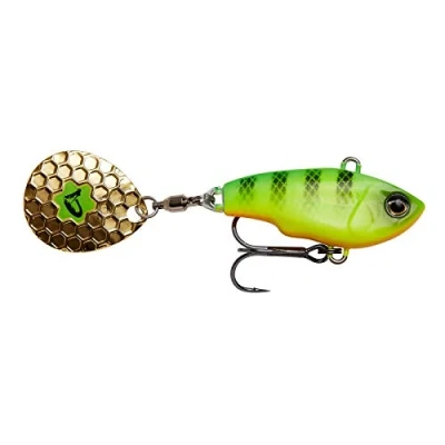 Image of Savage Gear Fat Tail Spin 5.5cm 9gr Sinking Firetiger Spinner