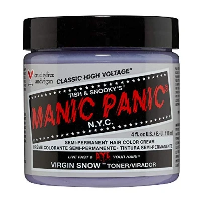 Image of Manic Panic High Voltage Classic Cream Formula, Virgin Snow, 0.118 kg 612600110333