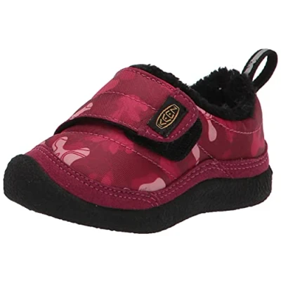 Image of KEEN Howser Low Wrap Slipper, JAM/Rhubarb, 6 UK
