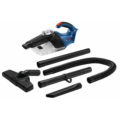 Image of Bosch, GAS18V 02N 18V Handheld Vacuum Cleaner (Bare Tool), Composite, Blue, 0 W