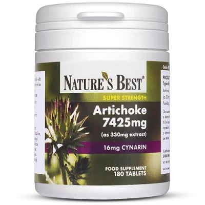Image of High Strength Artichoke Extract 7425mg Supports Digestion &amp; Intestinal Health 180 Tablets Over 7 Grams Equivalent to Fresh Taste Free, Vegan Friendly 3+ Months Supply