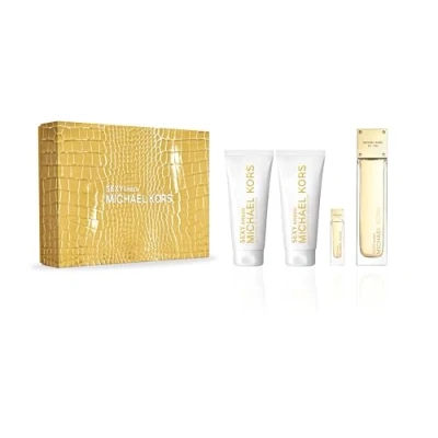 Image of Michael Kors Amber Natural Eau De Parfum Spray 4 Pieces Gift Set for Women