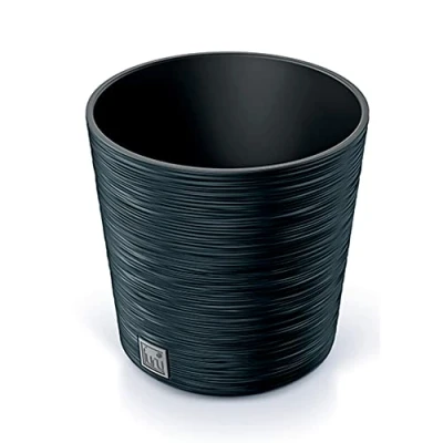 Image of Prosperplast Furu Collection 25 x 24.5 cm Anthracite Pot with Reservoir, 7.5 L Capacity, 24,7