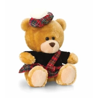 Image of Keel Toys Pipp Scottish Piper Bear Soft Plush Souvenir