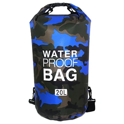 Image of Siepificius Bag Surfing Waterproof Sack Leakproof Outdoor Rafting Boating Floating Blue 20L