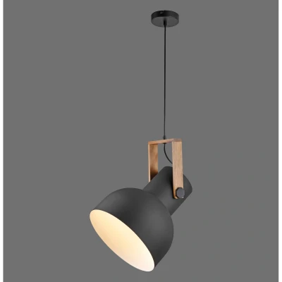 Image of JUST LIGHT. Cup 2.0 pendant light, Ø30cm, 1 bulb, black