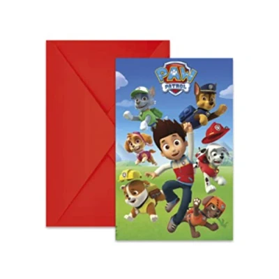 Image of Spin Master PAW Patrol 81370 89441 Licenses Invitations, Multi coloured, taglia unica