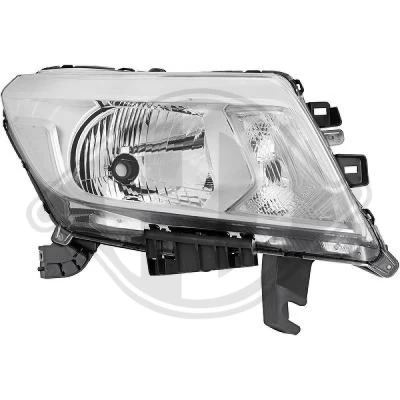 Image of 863502F500 Radiator Grill DIEDERICHS 6552140 black, chrome