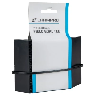 Image of Champro Sports Field Goal Tee with Header Card 1&quot;, Black