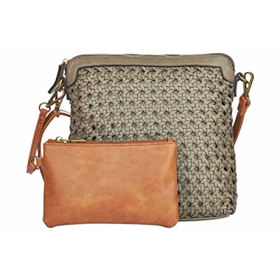 Image of Remonte Women&#039;s Q0612 Handbag, Olive/Cayenne / 54, S