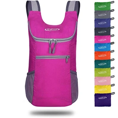 Image of G4Free Unisex Ultra Lightweight Small Foldable Backpack Packable Rucksack for Travelling Walking Cycling Hiking or Multipurpose Daypacks