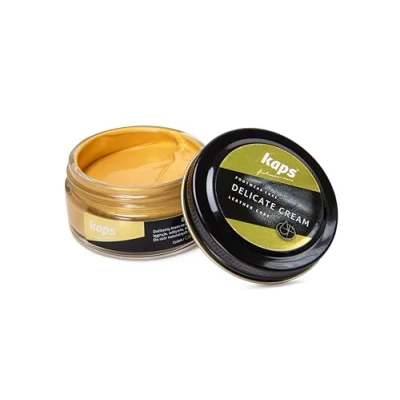 Image of Kaps Shoe Care Cream, Intensive Leather and Nourishing, Delicate (405 gold)