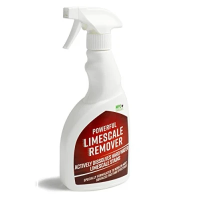 Image of MPC ERADICATE Limescale Powerful Hard Water Stain Remover Bath Bathroom Descaler Tap Taps Shower Head tiles Screen Window Door enclosure