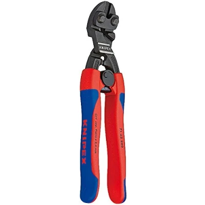 Image of Knipex CoBolt® Compact Bolt Cutter black atramentized, with slim multi component grips 200 mm 71 22