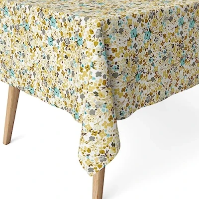 Image of Martina Home Olena Brown Resin Tablecloth 300 x 140 cm