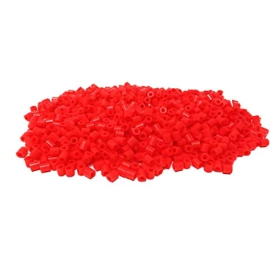 Image of WS UK 1000 Pack Fuse Beads 5mm Midi works like Hama [Red]