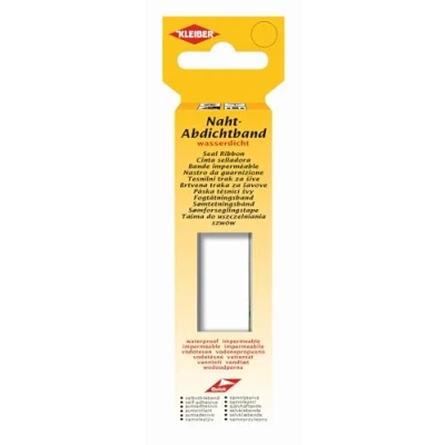 Image of Kleiber 3 m x 2 cm Self Adhesive Waterproof Fabric Seam Repair Tape for Tents Coats Umbrellas Etcetera, White
