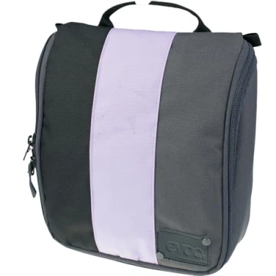 Image of EVOC Wash Pouch Bag for Everyday, Toilet Travel and Holidays (Individually configurable dividers, Removable Pocket Mirror, Integrated Hook Hanging), Multicoloured