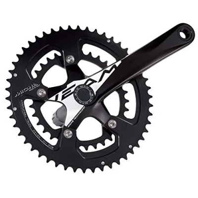 Image of Miche Team Evo Max 10 Speed Crankset, Black, 170mm 34/50t