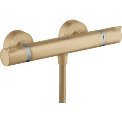 Image of Hansgrohe Ecostat Thermostatic Shower Mixer Comfort For Exposed Installation, Brushed Bronze, 13116140
