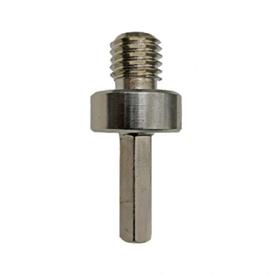 Image of SHDIATOOL Adapter M14 Male Thread to 3/8&quot; Hexagon Shank Connection Converter for Drill Core Bit Grinding Disc