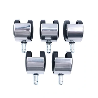 Image of Namvo Office chair Caster, Set of 5 Polyurethane replacement Castors Wheels 11mm Size swivel wheels, Protect Your Carpet/Hardwood (No Noise)