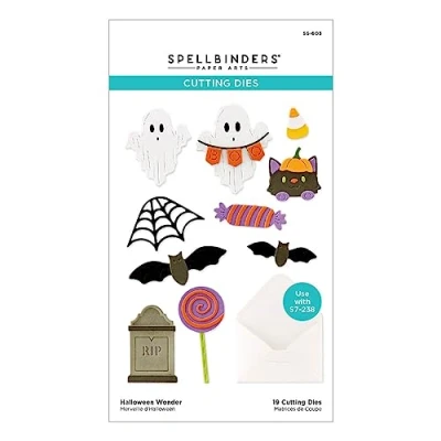 Image of Spellbinders Halloween Wonder Etched Dies from The Envelope of Collection