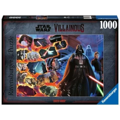 Image of Ravensburger Star Wars Villainous Darth Vader 1000 Piece Jigsaw Puzzle for Adults and Kids Age 12 Years Up