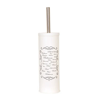 Image of MSV Paris Toilet Brush, Stainless Steel, Cream, 30 x 20 15 cm