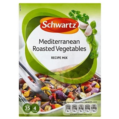 Image of Schwartz Mediterranean Roasted Vegetables Recipe Mix (30g) Pack of 6