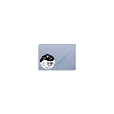 Image of Clairefontaine Ref 55720C Pollen Envelopes (Pack of 20) 75 x 100mm Sized, 120gsm Paper, Gummed Seal, Inkjet &amp; Laser Printer Compatible, Acid Free Lavender Blue