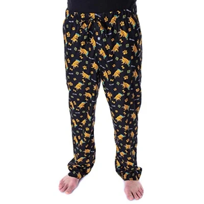 Image of Scooby Doo Men&#039;s Ruh Roh! Character Adult Sleep Lounge Pajama Pants (Medium)