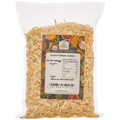 Image of Old India Onion Flakes Indian 500g