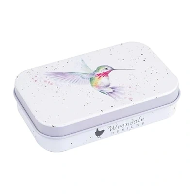Image of Wrendale Designs Wisteria Wishes&#039; Hummingbird Mini Tin