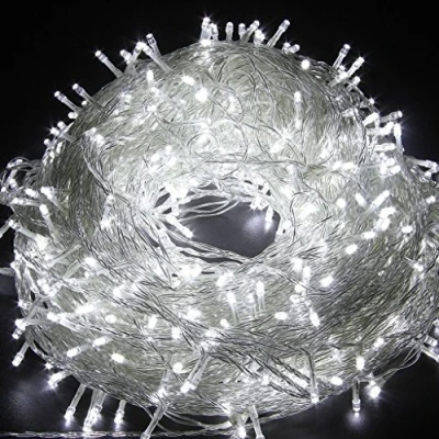 Image of HULX LEDs Christmas Lights, 5m 50LED LED String Lights Fairy Twinkle Tree Battery for Indoor Outdoor (White)