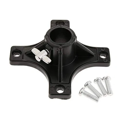Image of perfk Black Metal Drum Set Stool Base， Supporting Percussion Accessory Parts
