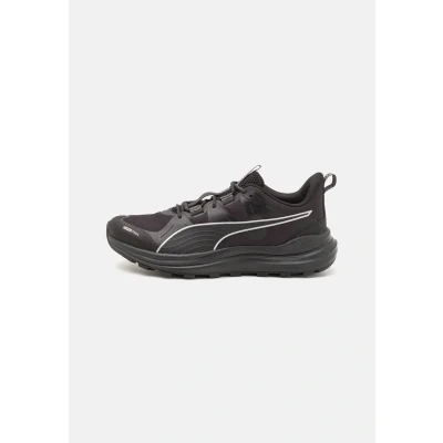 Image of Puma Reflect LITE Trail Unisex running shoes, Size: 7.5, Black/cool dark gray/silver Textile/synthetics