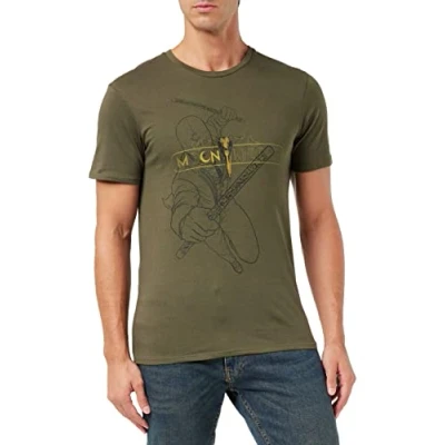 Image of Marvel Men&#039;s Memooknts002 T Shirt, Army, XXL