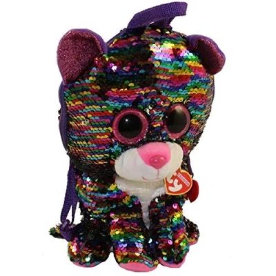 Image of TY Dotty Leopard Back Pack SEQUINED