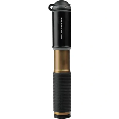 Image of Topeak Race Rocket Mini Bicycle Hand Pump, Black and Gold