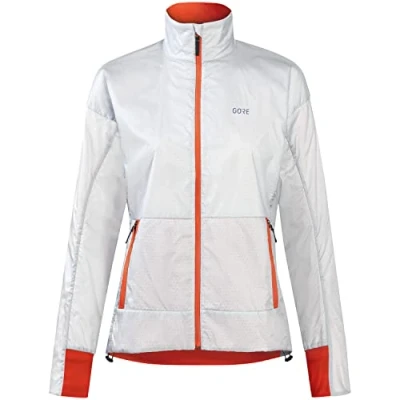 Image of GOREWEAR Drive Jacket Womens, White/Fireball, 36