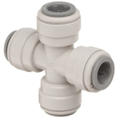 Image of John Guest COMP PI4712S .38 Tube Cross Quick Connect Fitting
