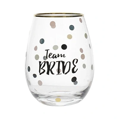 Image of Ava &amp; I Team Bride Stemless Wine Glass