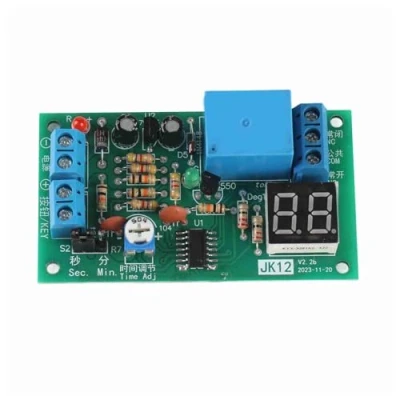 Image of Oumefar DC 12V Adjustable Trigger Timer Delay Turn Off Module LED Display Countdown Timing Relay Switch 1 99sec/ 99Min