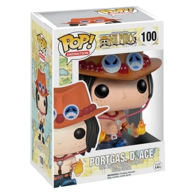 Image of Funko POP! Animation: One Piece Portgas D. Ace Collectable Vinyl Figure Gift Idea Official Merchandise Toys for Kids &amp; Adults Anime Fans Model Collectors and Display