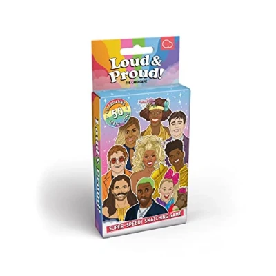 Image of Bubblegum Stuff Loud &amp; Proud The Game LGBTQ+ Speedy Spoons Card Collect A Set And Snatch Flag Fast Fun For Whole Family