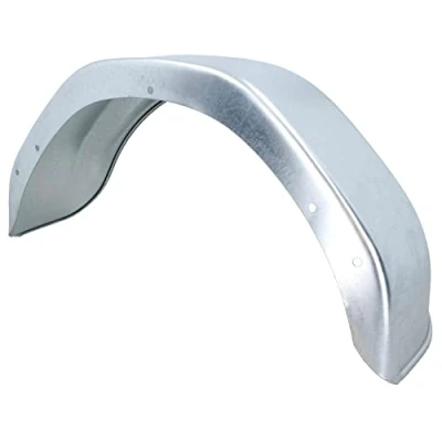 Image of AB Tools 10&quot; Trailer Mudguard Galvanised Steel/Wing/Fender (SINGLE) TR014