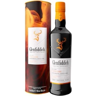 Image of Glenfiddich Fire &amp; Cane Experimental Single Malt Scotch Whisky with Gift Box, 70cl