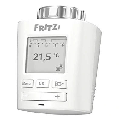Image of AVM FRITZ!DECT 301 (Intelligent Radiator Controller for The Home Network, to Save Heating Costs, All Standard Valves and FRITZ!Box with DECT Base, FRITZ!OS from Version 6.83)